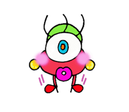 The snazzy monster "PIMO" sticker #3323426