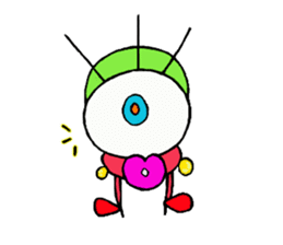 The snazzy monster "PIMO" sticker #3323428