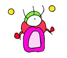 The snazzy monster "PIMO" sticker #3323430