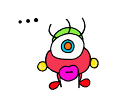 The snazzy monster "PIMO" sticker #3323431