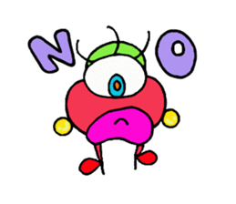 The snazzy monster "PIMO" sticker #3323439