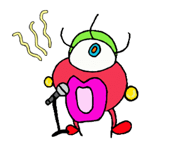 The snazzy monster "PIMO" sticker #3323444