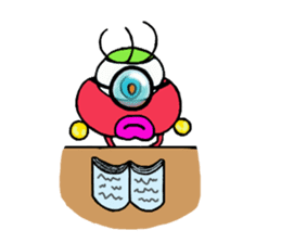 The snazzy monster "PIMO" sticker #3323451