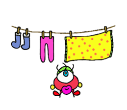 The snazzy monster "PIMO" sticker #3323452