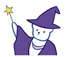 blue polar bear sticker #3323899