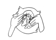 white gorilla sticker #3324834