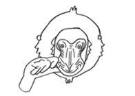 white gorilla sticker #3324838