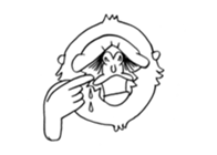 white gorilla sticker #3324844