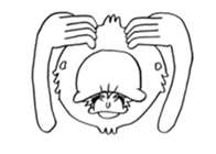 white gorilla sticker #3324849