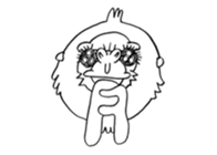 white gorilla sticker #3324855