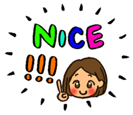 MIYO-chan for ordinary conversation 2 sticker #3325301