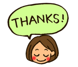 MIYO-chan for ordinary conversation 2 sticker #3325310