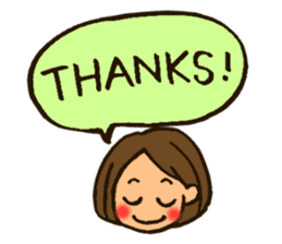 MIYO-chan for ordinary conversation 2 sticker #3325310