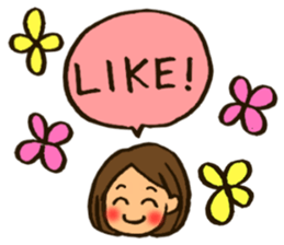 MIYO-chan for ordinary conversation 2 sticker #3325311