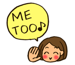 MIYO-chan for ordinary conversation 2 sticker #3325313