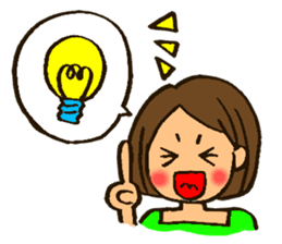 MIYO-chan for ordinary conversation 2 sticker #3325316