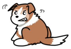 Naughty Sheltie: Luckey sticker #3326010