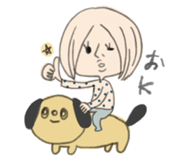 MAGAO girl. sticker #3326028