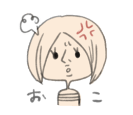 MAGAO girl. sticker #3326046