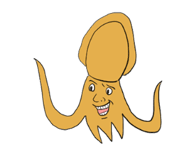 Creature like squid sticker #3326308