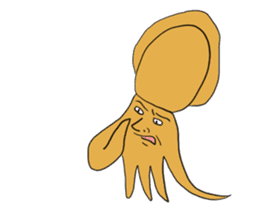 Creature like squid sticker #3326310