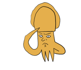 Creature like squid sticker #3326314
