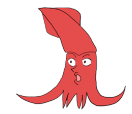 Creature like squid sticker #3326322