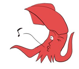 Creature like squid sticker #3326325