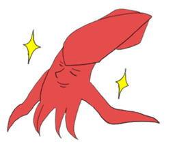 Creature like squid sticker #3326327
