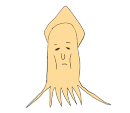 Creature like squid sticker #3326328