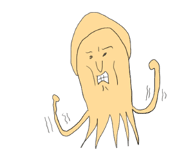 Creature like squid sticker #3326331
