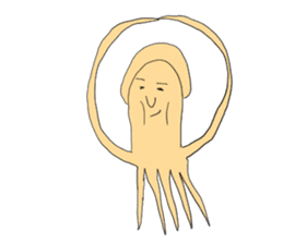 Creature like squid sticker #3326334