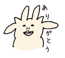 rabbit cat dog sticker #3326618