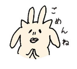 rabbit cat dog sticker #3326619