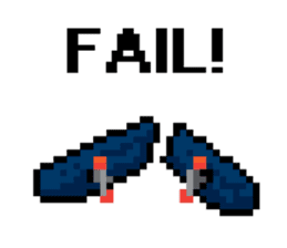 8-BIT LONGBOARD STICKERS sticker #3327024