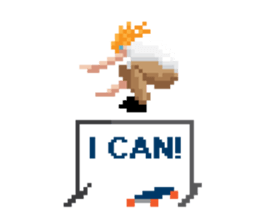 8-BIT LONGBOARD STICKERS sticker #3327038