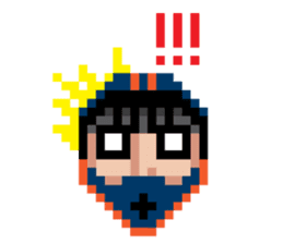 8-BIT LONGBOARD STICKERS sticker #3327055