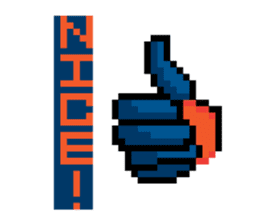 8-BIT LONGBOARD STICKERS sticker #3327056