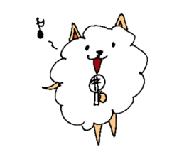 NINJA DOG(MOJA MOJA MARU) sticker #3327168