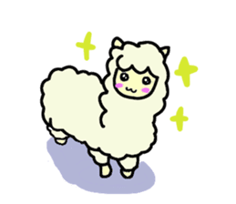 Very cute Alpaca sticker #3327578
