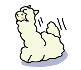 Very cute Alpaca sticker #3327588