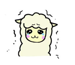 Very cute Alpaca sticker #3327612