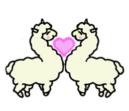 Very cute Alpaca sticker #3327615