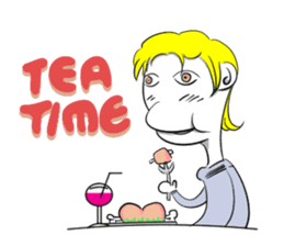 Sixian boy of Summer Letter sticker #3327698