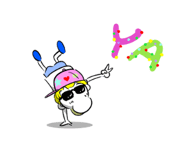 Sixian boy of Summer Letter sticker #3327702