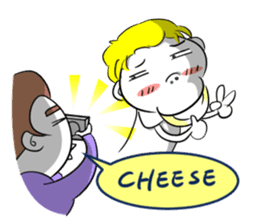 Sixian boy of Summer Letter sticker #3327703