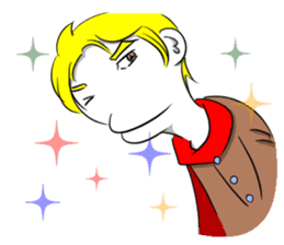 Sixian boy of Summer Letter sticker #3327706