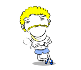 Sixian boy of Summer Letter sticker #3327707