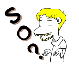 Sixian boy of Summer Letter sticker #3327711