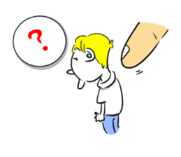 Sixian boy of Summer Letter sticker #3327722